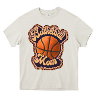 Cream basketball mom Heavy Core Tee - JahusDesignShop