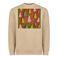 Mushroom Christmas cakes leopard Heavyweight Sweatshirt - Jasminsmagicworld