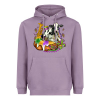 Lavender holstein mardi gras Heavyweight Hoodie - OliviaCreatesArt