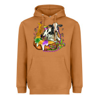 Meerkat holstein mardi gras Heavyweight Hoodie - OliviaCreatesArt