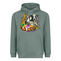 Sage holstein mardi gras Heavyweight Hoodie - OliviaCreatesArt