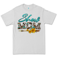 Show Mom Aztec Cowhide Sunflower And Arrow Premium Tee | Teevron