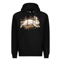 Black Bunny Rabbit leopard Easter Day Premium Hoodie - HowdyJamesFarm