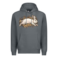 Rock Bunny Rabbit leopard Easter Day Premium Hoodie - HowdyJamesFarm