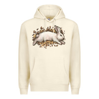 Sandshell Bunny Rabbit leopard Easter Day Premium Hoodie - HowdyJamesFarm