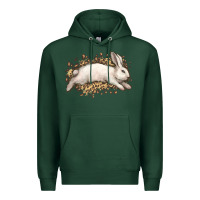 Sports Green Bunny Rabbit leopard Easter Day Premium Hoodie - HowdyJamesFarm