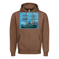 Nothing Is Impossible With Cross Zipper Hoodie | Teevron
