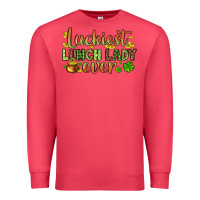 Cardinal St. Patrick's Luckiest lunch lady ever Premium Sweatshirt - OliviaCreatesArt