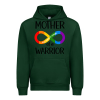 Forest Green Mother Of Warrior Urban Hoodie - CowhideDigitalArt