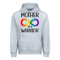 Heather Grey Mother Of Warrior Urban Hoodie - CowhideDigitalArt