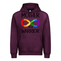 Mauve Wine Mother Of Warrior Urban Hoodie - CowhideDigitalArt