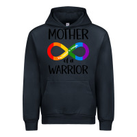 Navy Mother Of Warrior Urban Hoodie - CowhideDigitalArt