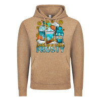 Vintage Coffee feeling a little frosty coffee cups Vintage Hoodie - NancyCooperArtShop