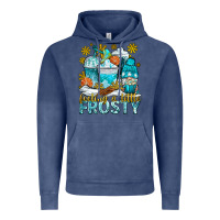 Vintage Denim feeling a little frosty coffee cups Vintage Hoodie - NancyCooperArtShop