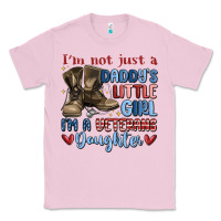 Bubblegum Pink i'm not just a daddy's little girl Classic Tee - MaliasSmallBusiness