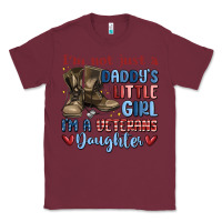 Burgundy i'm not just a daddy's little girl Classic Tee - MaliasSmallBusiness