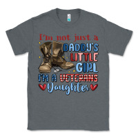 Charcoal Heather i'm not just a daddy's little girl Classic Tee - MaliasSmallBusiness