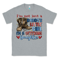 Heather Grey i'm not just a daddy's little girl Classic Tee - MaliasSmallBusiness