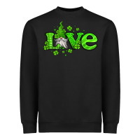 Black love st patricks gnome Heavyweight Sweatshirt - Jasminsmagicworld