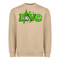 Mushroom love st patricks gnome Heavyweight Sweatshirt - Jasminsmagicworld