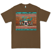 Cacao show mom aztec cowhide leopard heifer Premium Tee - Artiststas