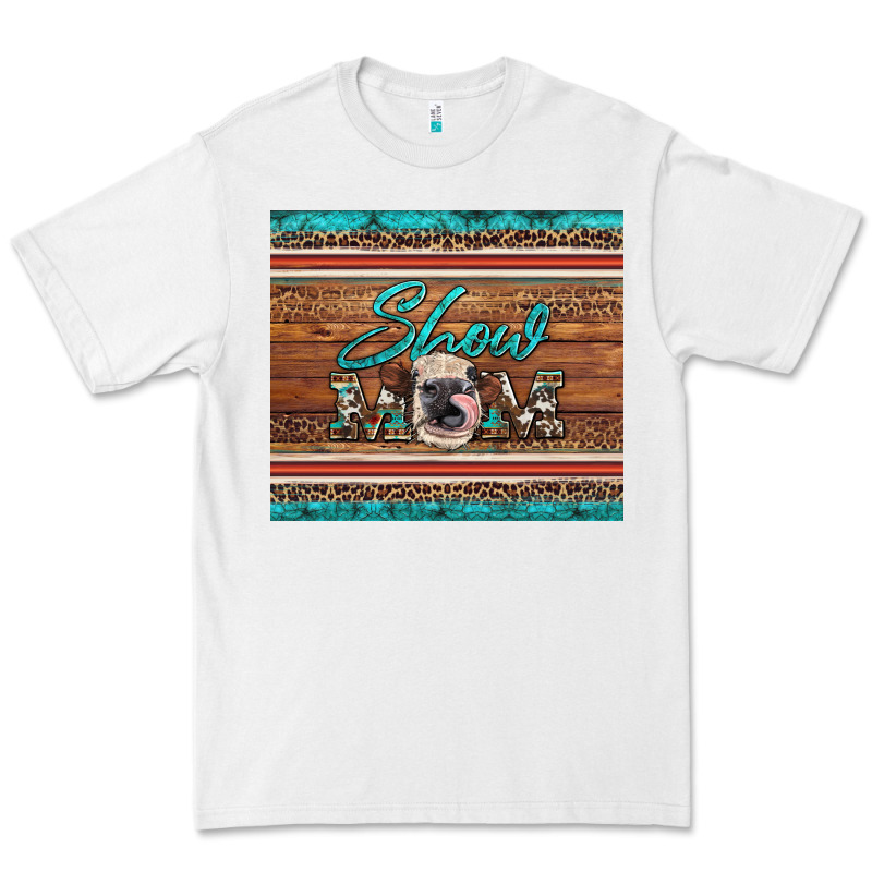 Show Mom Aztec Cowhide Leopard Heifer Premium Tee by Artiststas | Teevron