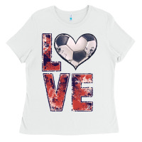 White soccer love Ladies Tee - JahusDesignShop