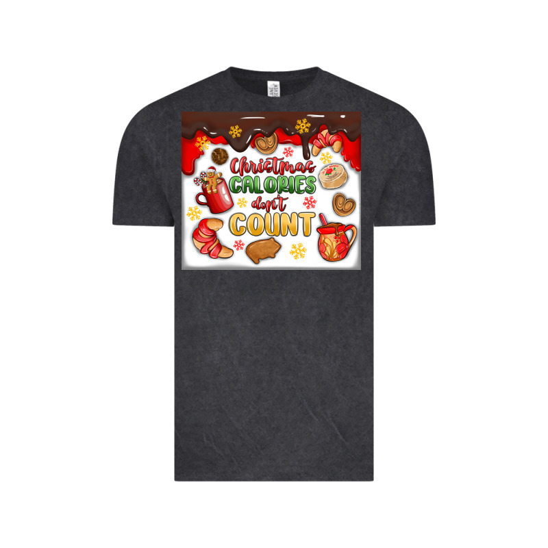 Christmas Calories Don't Count Vintage Tee by MaliasSmallBusiness | Teevron