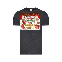 Vintage Black christmas calories don't count Vintage Tee - MaliasSmallBusiness