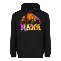 Black basketball nana Heavyweight Hoodie - OliviaCreatesArt