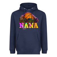 Navy basketball nana Heavyweight Hoodie - OliviaCreatesArt