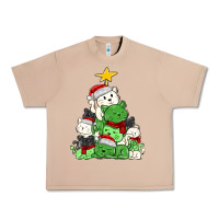 Burro Christmas cat tree Urban Heavy Tee - MaliasSmallBusiness