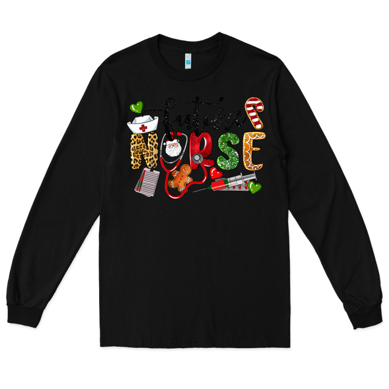 Chrismas Future Nurse Long Sleeve Tee by LillyAllenDesigns | Teevron