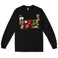 Black Chrismas future nurse Long Sleeve Tee - LillyAllenDesigns