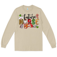 Mushroom Chrismas future nurse Long Sleeve Tee - LillyAllenDesigns