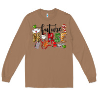 Toasted Coconut Chrismas future nurse Long Sleeve Tee - LillyAllenDesigns