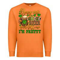 Carrot Buy me green beer and tell me i'm pretty Premium Sweatshirt - OliviaCreatesArt