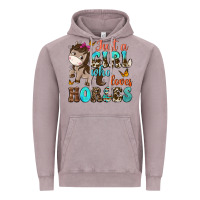 Vintage Zinc just a girl who loves horses Vintage Hoodie - NancyCooperArtShop