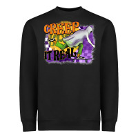 Black creep it real Heavyweight Sweatshirt - BarkalooDesign