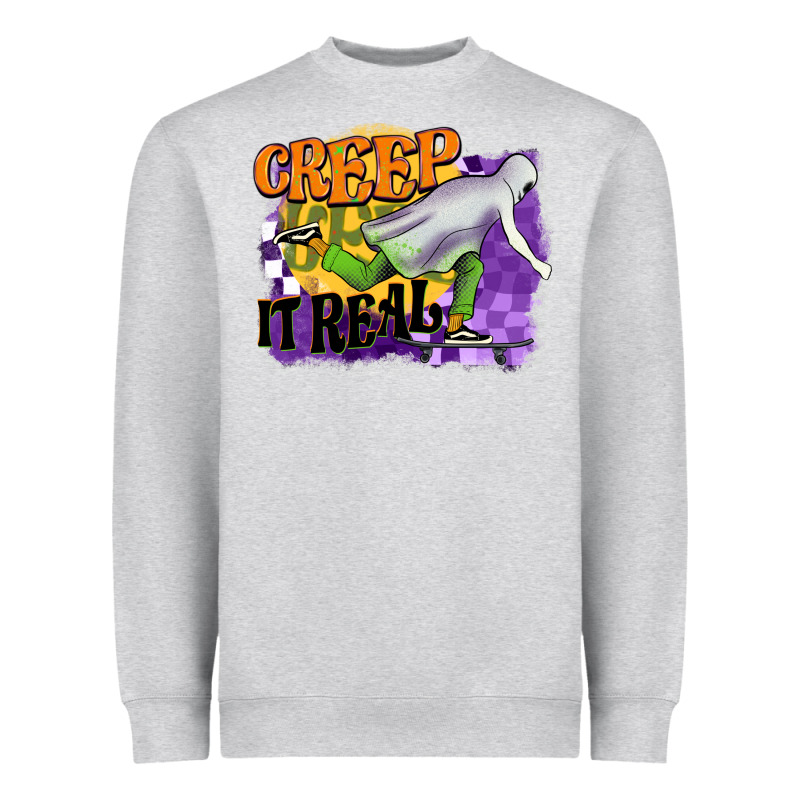 Creep It Real Heavyweight Sweatshirt by BarkalooDesign | Teevron