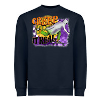 Navy creep it real Heavyweight Sweatshirt - BarkalooDesign