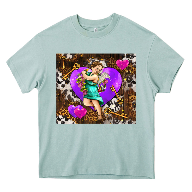 Cupid And Heart Heavy Core Tee by AdoDesignShop | Teevron