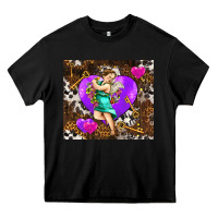 Black cupid and heart Heavy Core Tee - AdoDesignShop