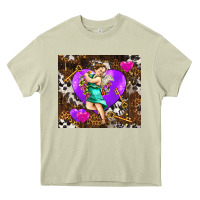 Mossy cupid and heart Heavy Core Tee - AdoDesignShop