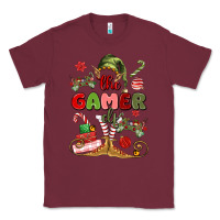 Burgundy the gamer elf Classic Tee - MaliasSmallBusiness