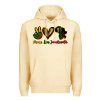 Pina Colada Peace love Juneteenth Premium Hoodie - HowdyJamesFarm