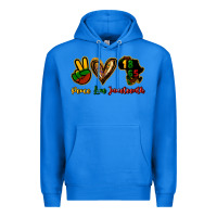 True Royal Peace love Juneteenth Premium Hoodie - HowdyJamesFarm