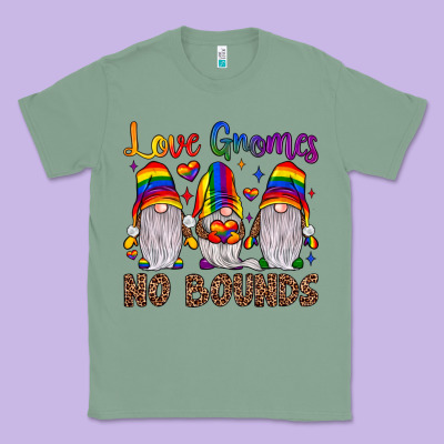 Love Gnomes No Bounds Classic Tee Designed By Jahusdesignshop