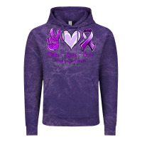 Cloud Purple Pace Love Cure Pancreatic Cancer Vintage Hoodie - Jasminsmagicworld