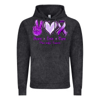 Vintage Black Pace Love Cure Pancreatic Cancer Vintage Hoodie - Jasminsmagicworld
